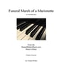 Funeral March of a Marionette - for intermediate piano piano sheet music cover